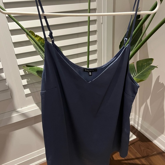Dynamite Tank Top | Satin Blue | NEVER WORN - Picture 3 of 6